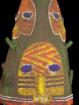 Yoruba Beaded Crown, #5, Nigeria - SOLD 3